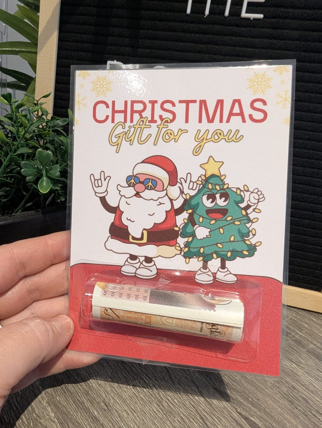 Christmas Money & Gift Card Giving Cards A6.