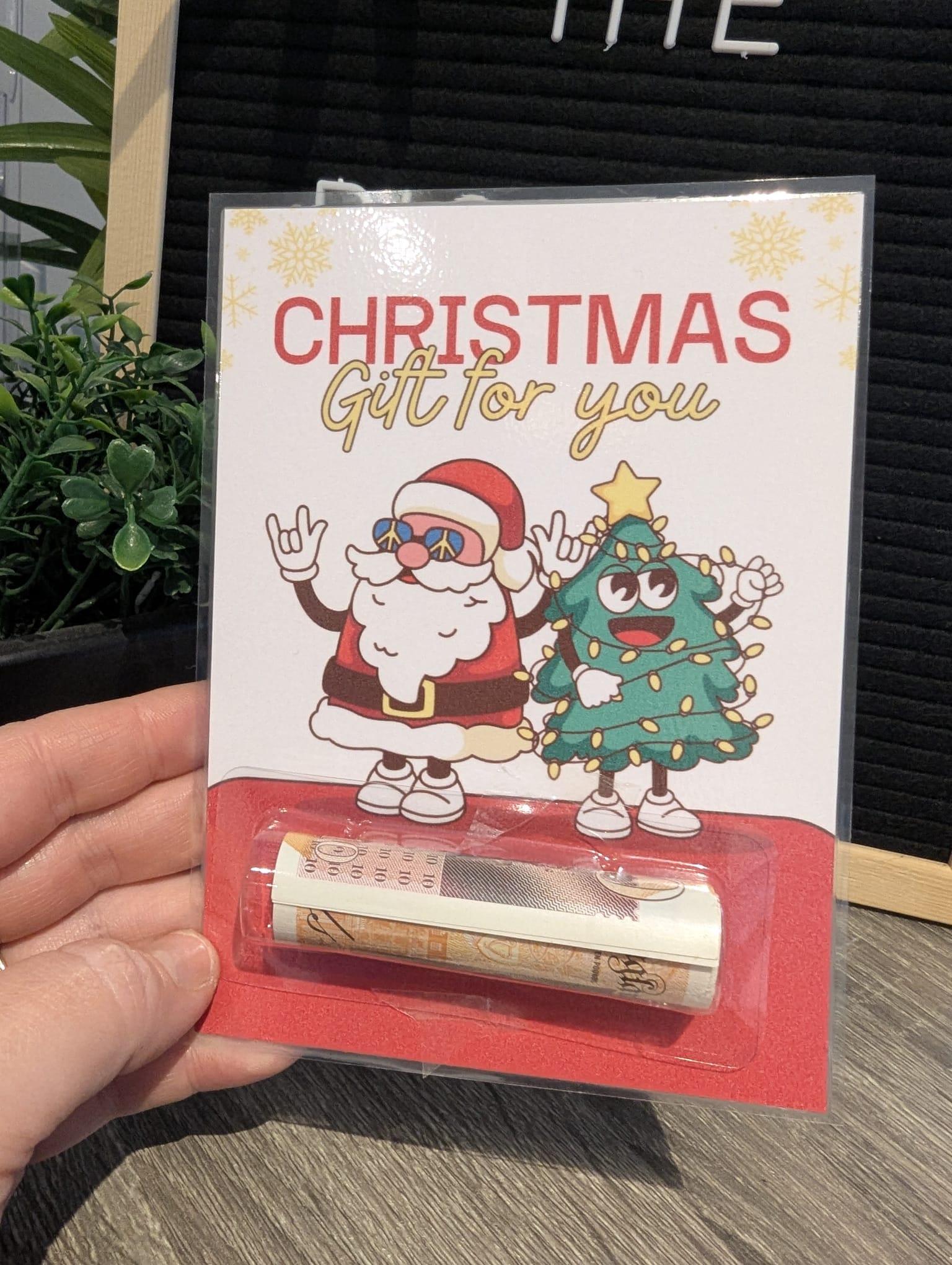 Christmas Money & Gift Card Giving Cards A6.