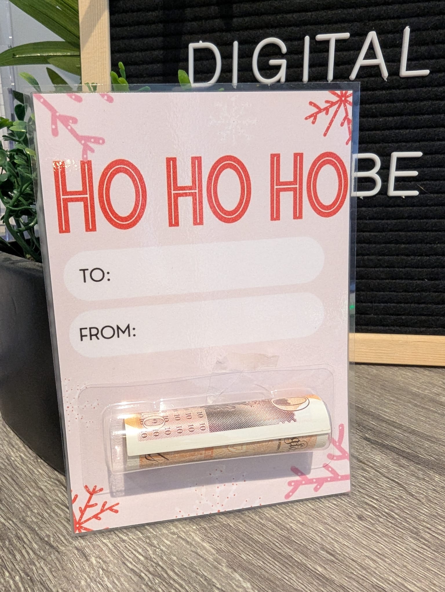 Christmas Money & Gift Card Giving Cards A6.