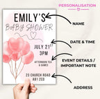Personalised Baby Shower Invites
