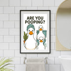 Are you pooping? Ducks are watching