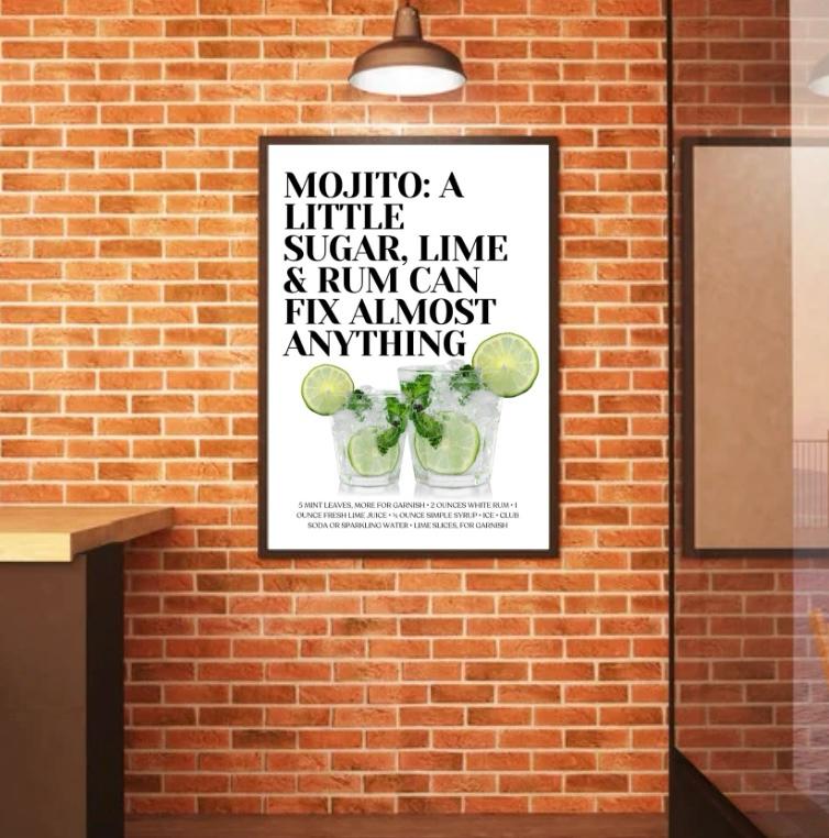 Cocktail Recipe Prints