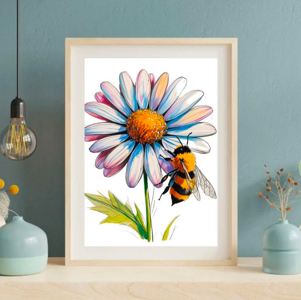 Buzzing On A Daisy