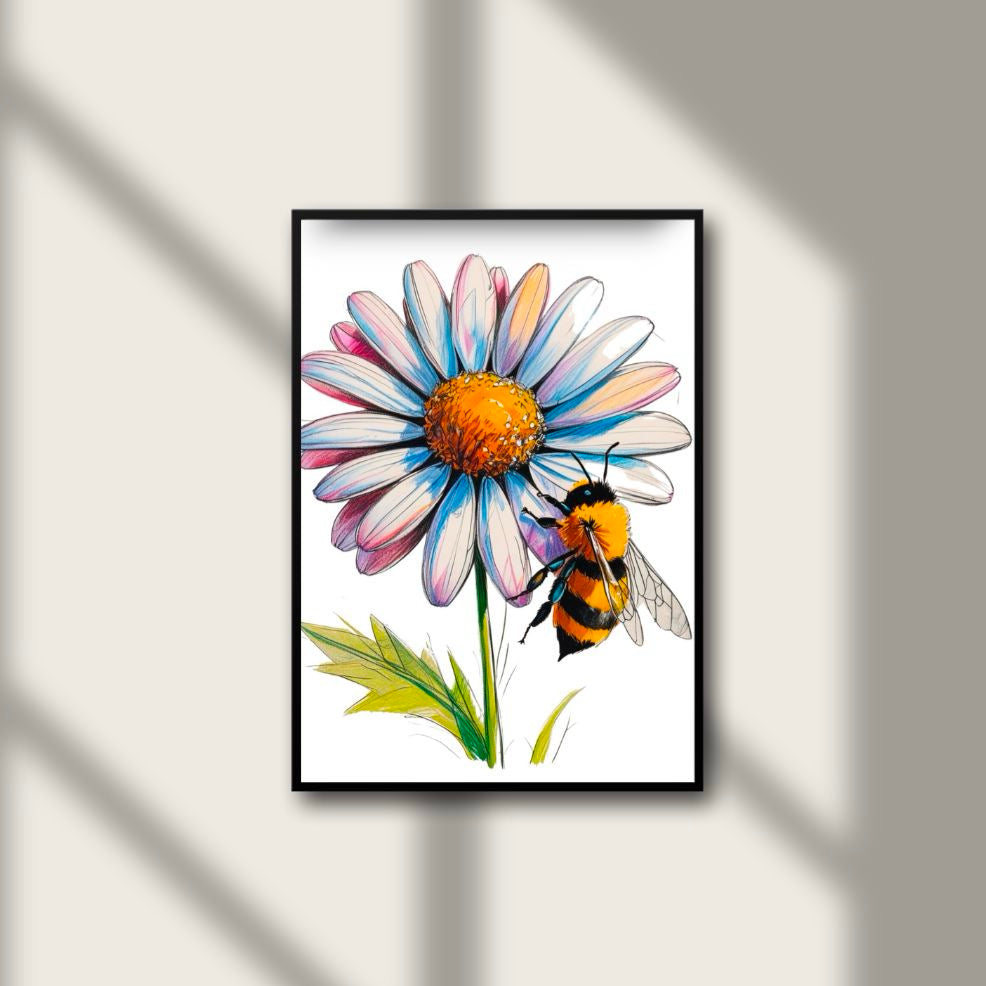 Buzzing On A Daisy