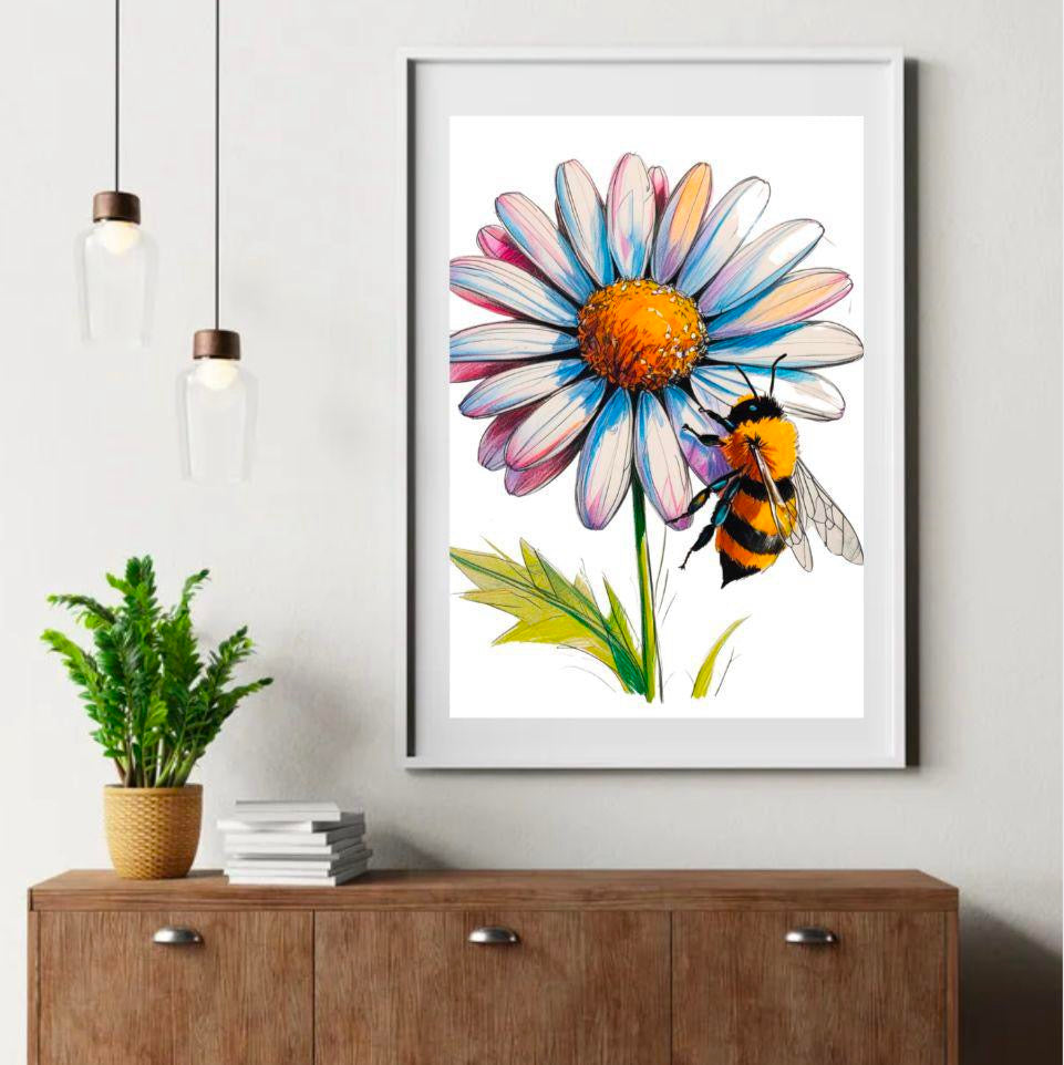 Buzzing On A Daisy