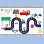 Cars Theme Toilet Training Chart