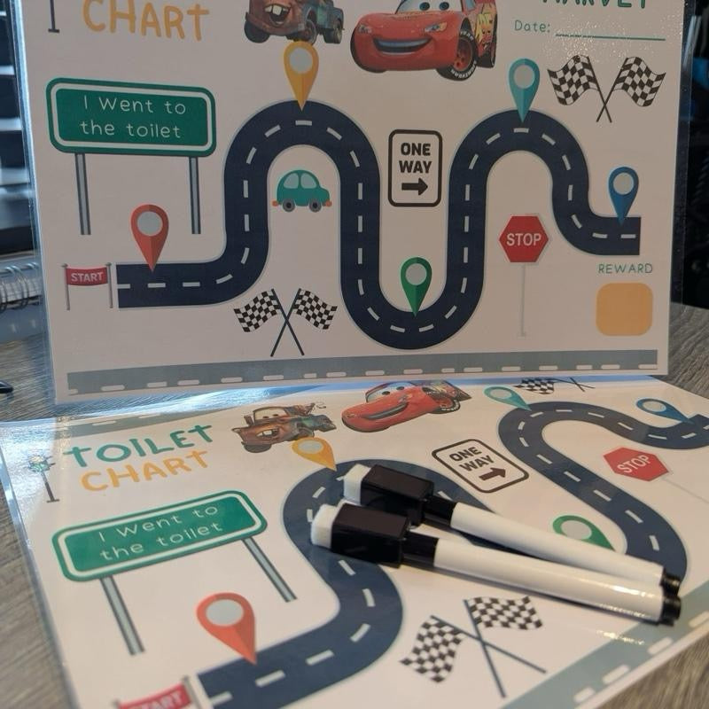 Cars Theme Toilet Training Chart