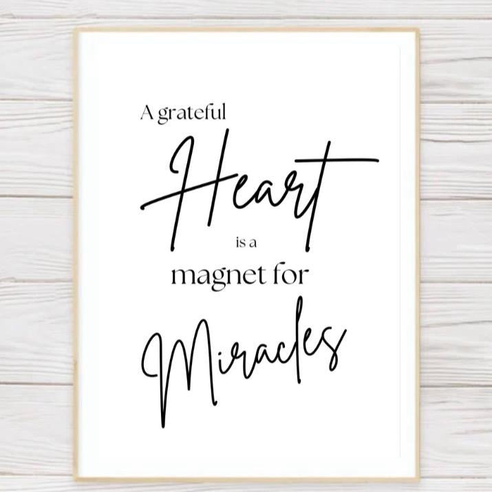 Grateful heart