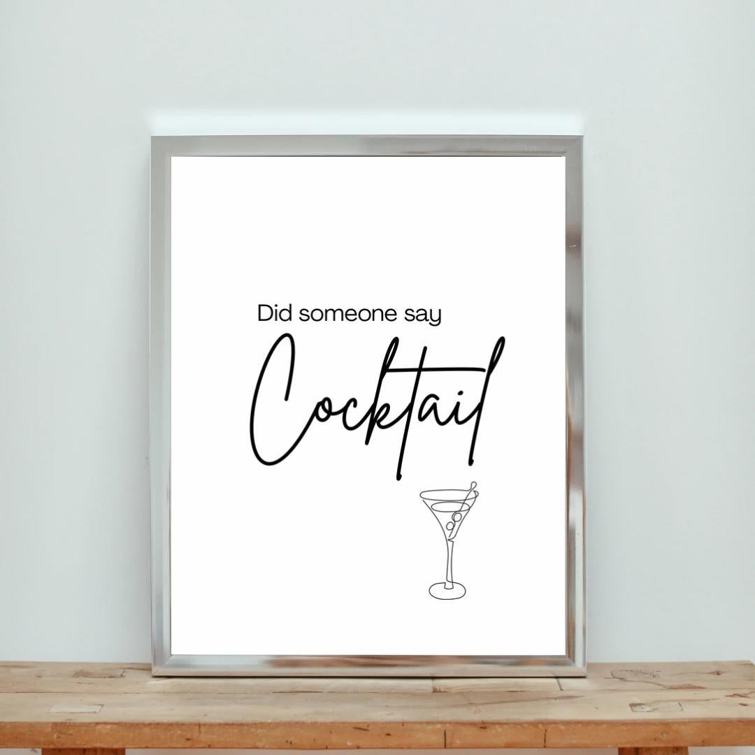 Did Someone Say Cocktail?