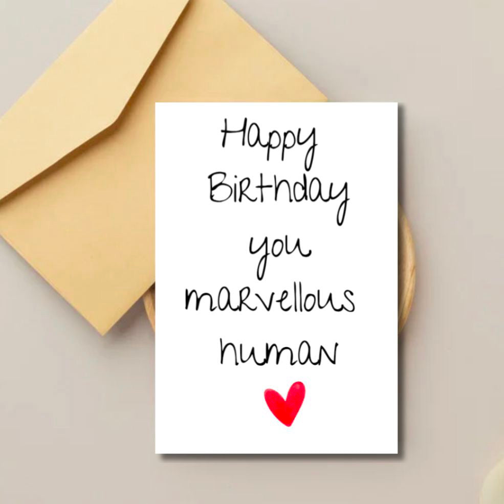 You Marvellous Human