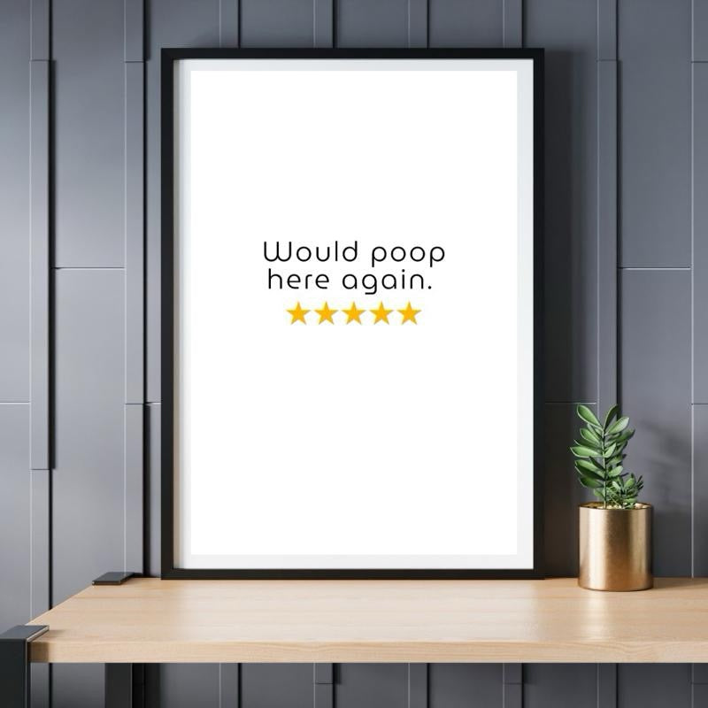 Would poop here again