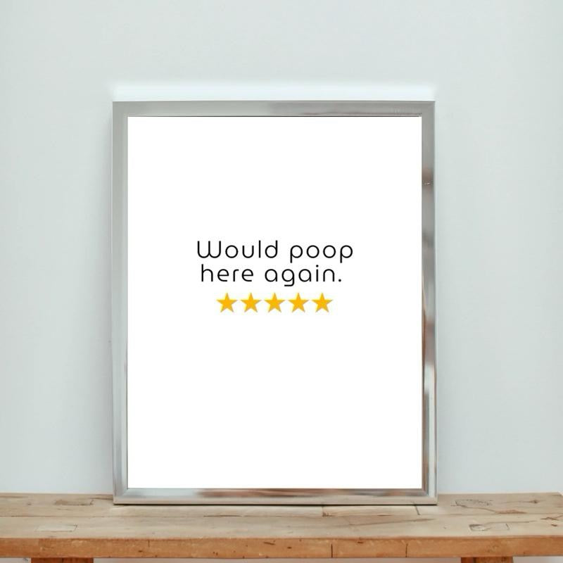Would poop here again