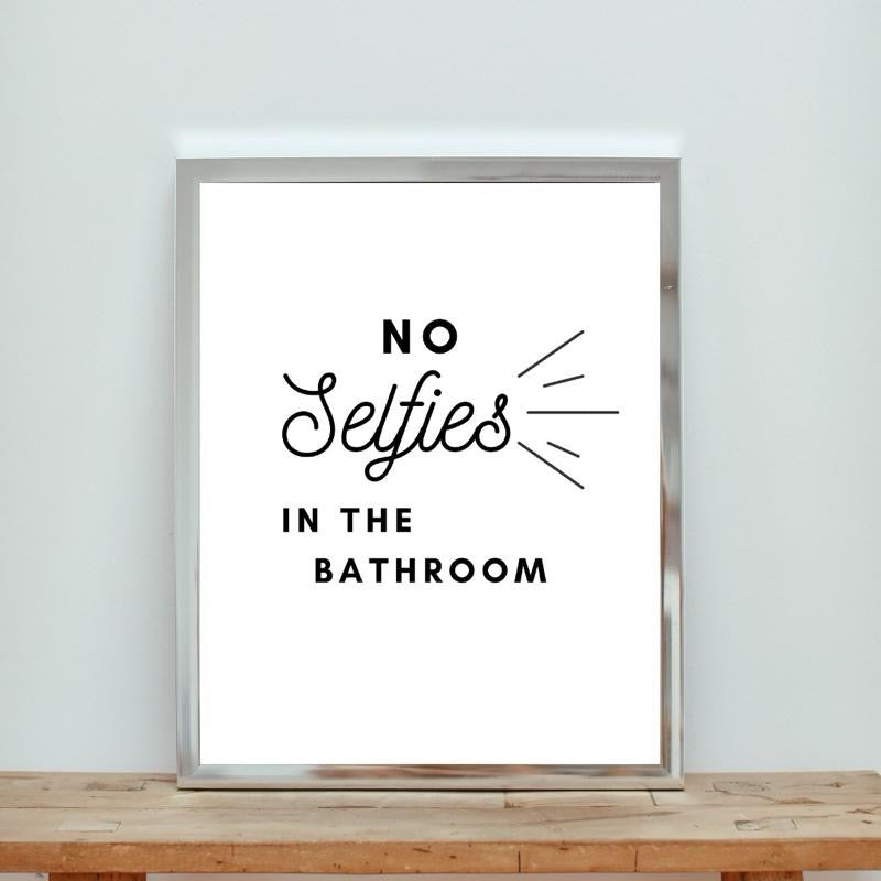 No Selfies