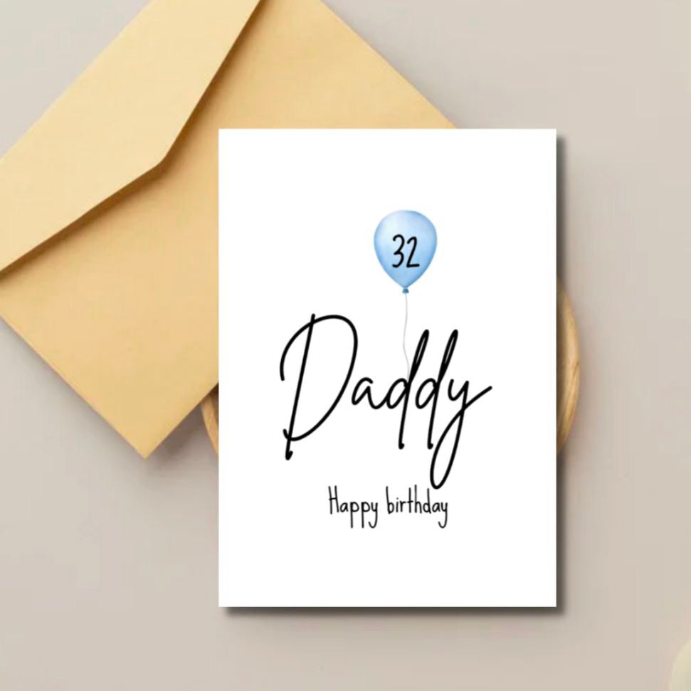 Personalised Named Birthday Card