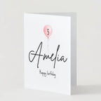 Personalised Named Birthday Card
