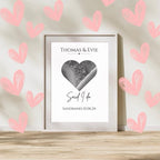 Said I Do Personalised Map Print