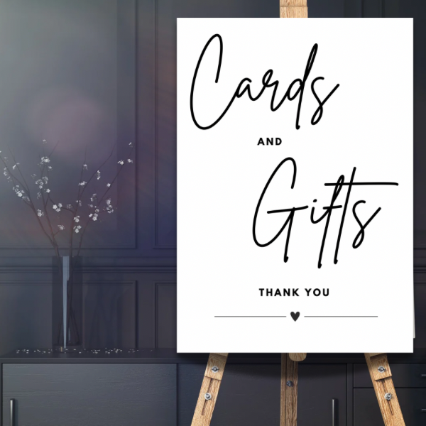 Wedding Signage Classic Black & White