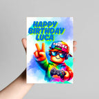Personalised Roblox Birthday Card – Kids Gaming