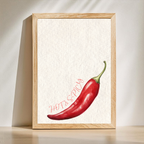 Hot & Spicy Chilli Kitchen Print