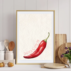 Hot & Spicy Chilli Kitchen Print