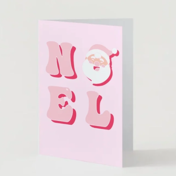 Pack of 12 Pink Christmas Cards – Modern Pastel Festive Designs with Envelopes. Size A6