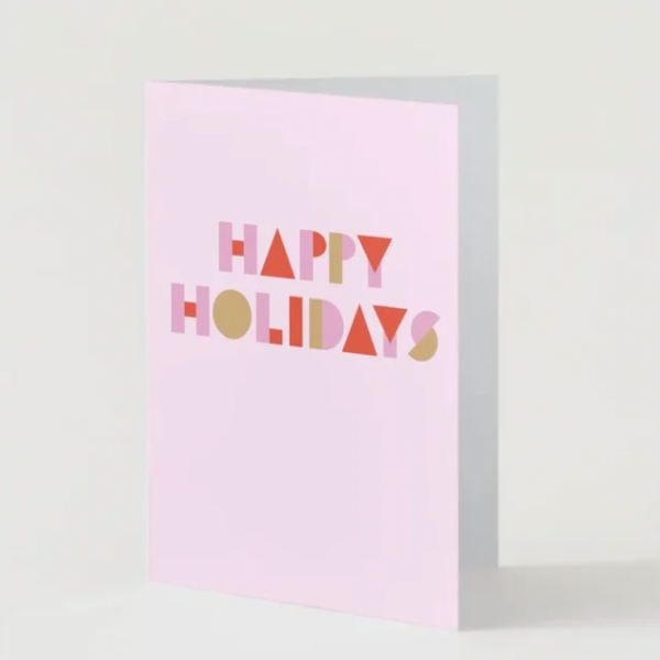 Pack of 12 Pink Christmas Cards – Modern Pastel Festive Designs with Envelopes. Size A6