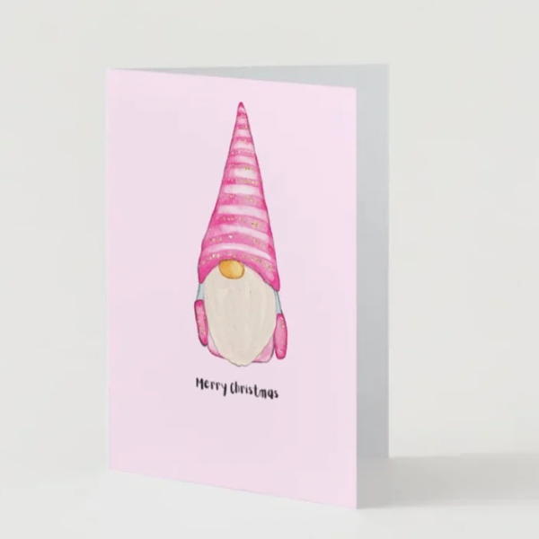 Pack of 12 Pink Christmas Cards – Modern Pastel Festive Designs with Envelopes. Size A6