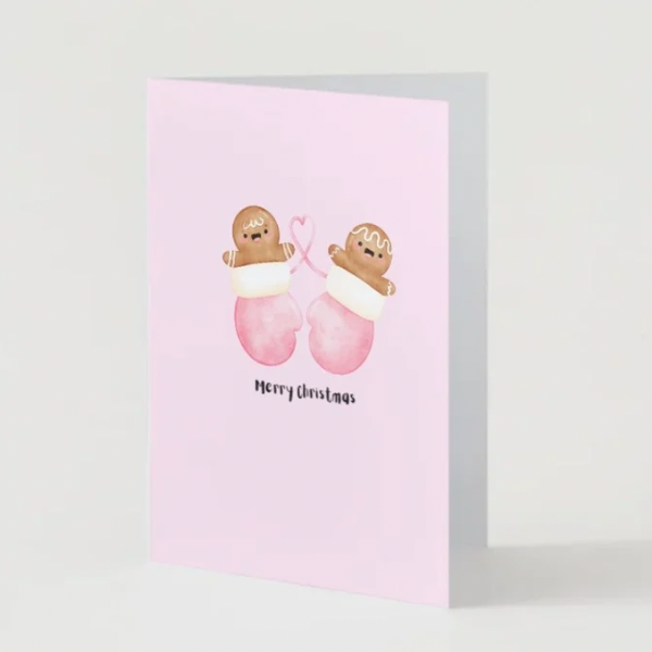 Pack of 12 Pink Christmas Cards – Modern Pastel Festive Designs with Envelopes. Size A6