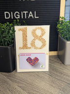Milestone Birthday Money & Gift Card Giving Cards Gold