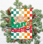 Very Merry Christmas Card – Retro Disco Festive Greeting
Card