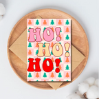 Ho! Ho! Ho! Christmas Card – Retro Festive Holiday Design