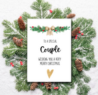 To a Special Couple Christmas Card – Elegant Festive Design