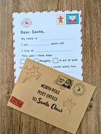 Letter to Santa – Christmas Wish List with A5 Envelope