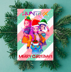 K-Pop Demon Hunters Huntrix Christmas Card A5