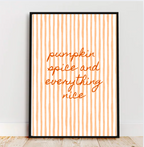 Pumpkin Spice and Everything Nice Print – Autumn Wall Art
