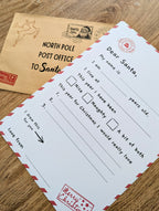 Letter to Santa – Christmas Wish List with A5 Envelope