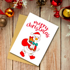 Funny Goose Christmas Cards Pack of 12 | A6 Festive Greeting Cards