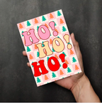 Ho! Ho! Ho! Christmas Card – Retro Festive Holiday Design