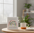 Personalised Rainbow Birthday Card | Any Relation & Age