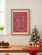 Let’s Get Merry Christmas Print