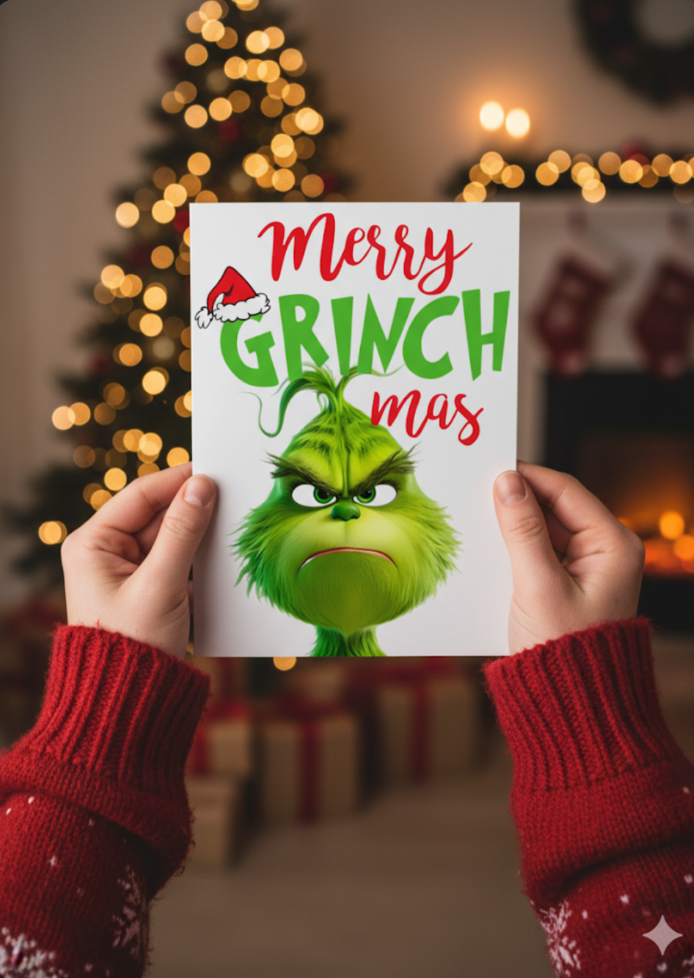 Merry Grinchmas Christmas Card