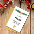 To a Special Couple Christmas Card – Elegant Festive Design