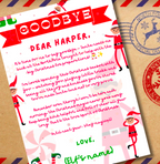 Personalised Elf Letters – I’m Back & Goodbye Set with A5 Envelopes