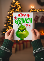 Merry Grinchmas Christmas Card