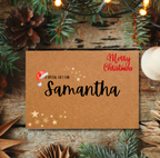 Personalised Christmas Cash Envelope – Festive Gift Envelope